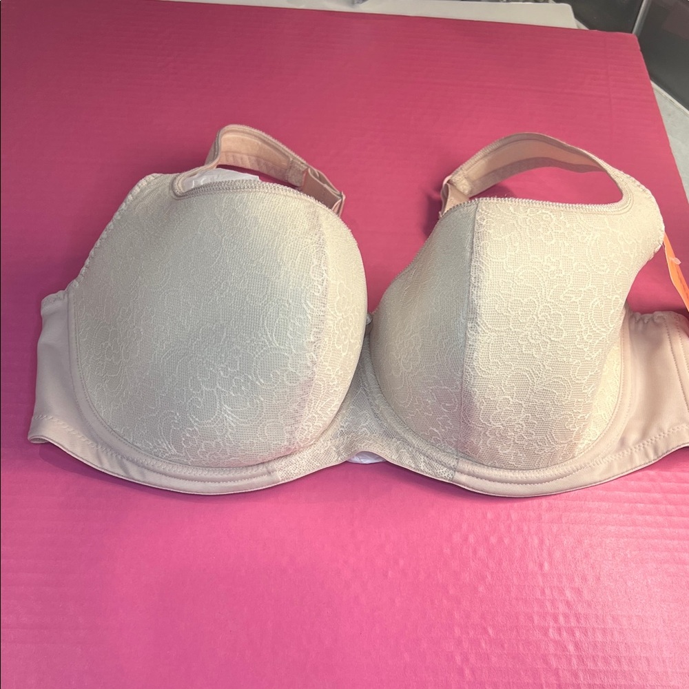 NWT Rosme Nude Underwire Lace Bra 46D